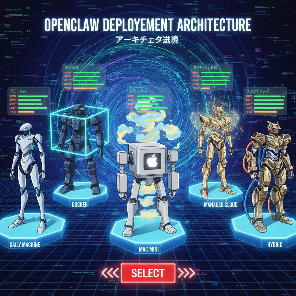 Toutes les Façons de Déployer OpenClaw : Architectures Comparées (Avec Diagrammes)