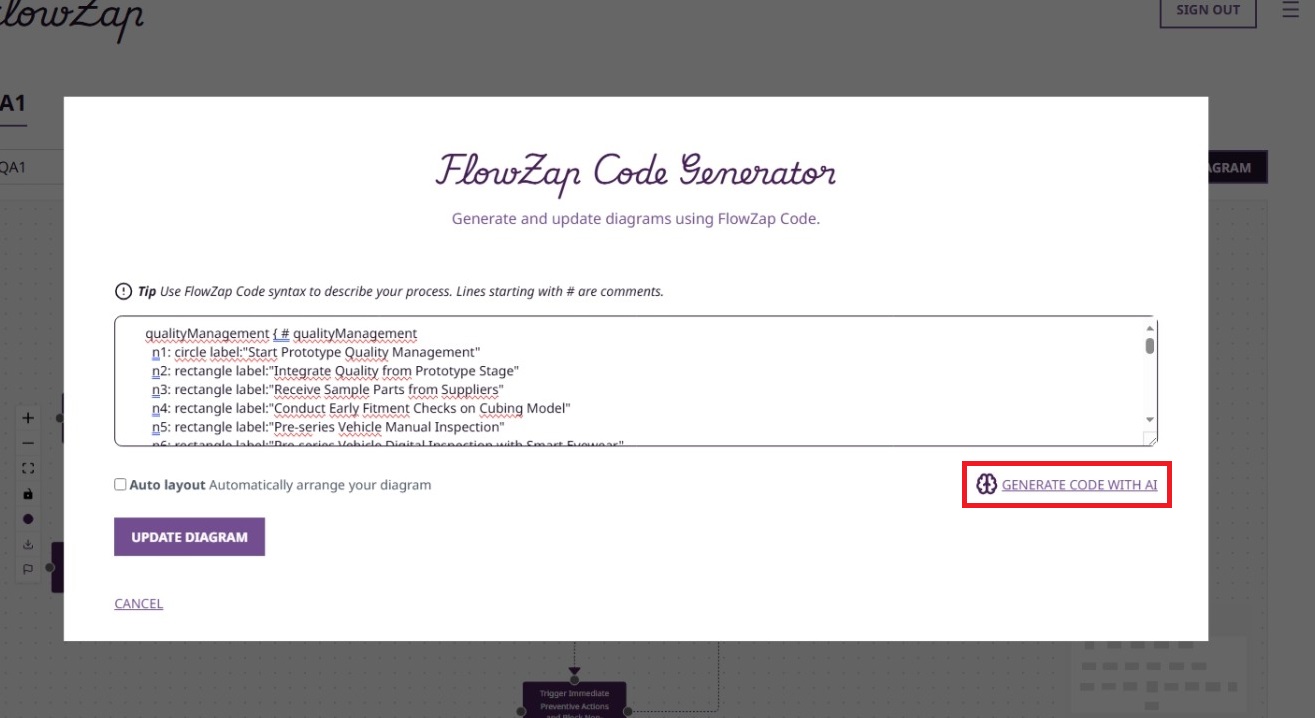 FlowZap Code Generator screenshot 1
